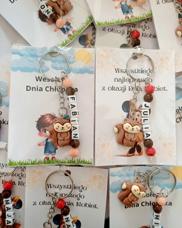breloczki wiewiórki