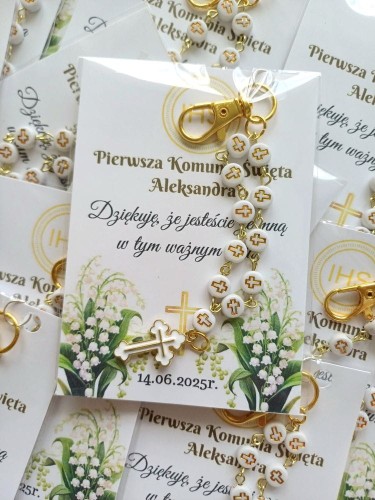 różaniec breloczek