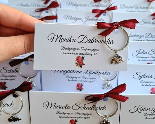 winietka z breloczkiem