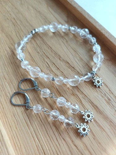 kolczyki bransoletka kamienie naturalne