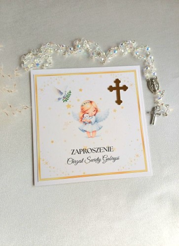 zaproszenie na chrzest święty