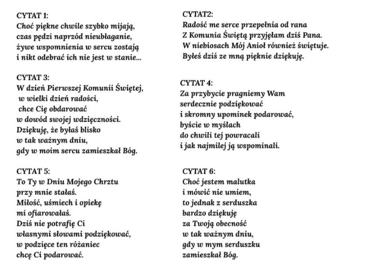 wzory życzeń