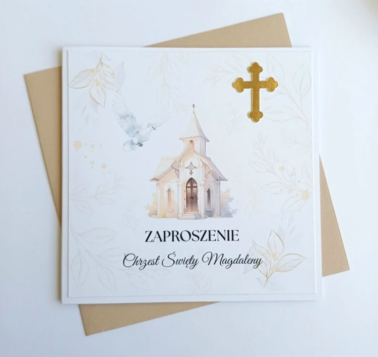 zaproszenie chrzest